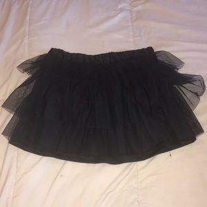 Black costume tutu